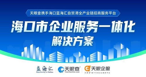 天眼查携手海口国际投资促进局，助力企业服务一体化与数字文创发展